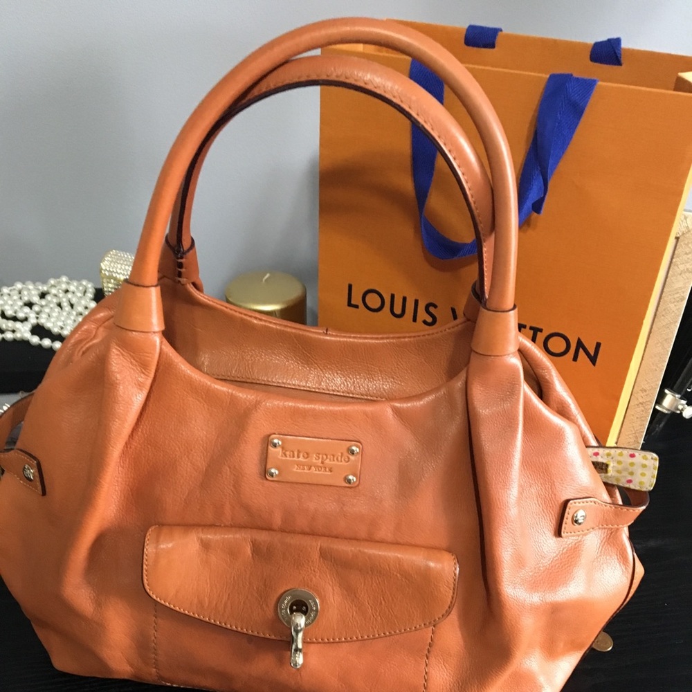 LAST PRICE Kate Spade Brown Leather Shoulder Bag